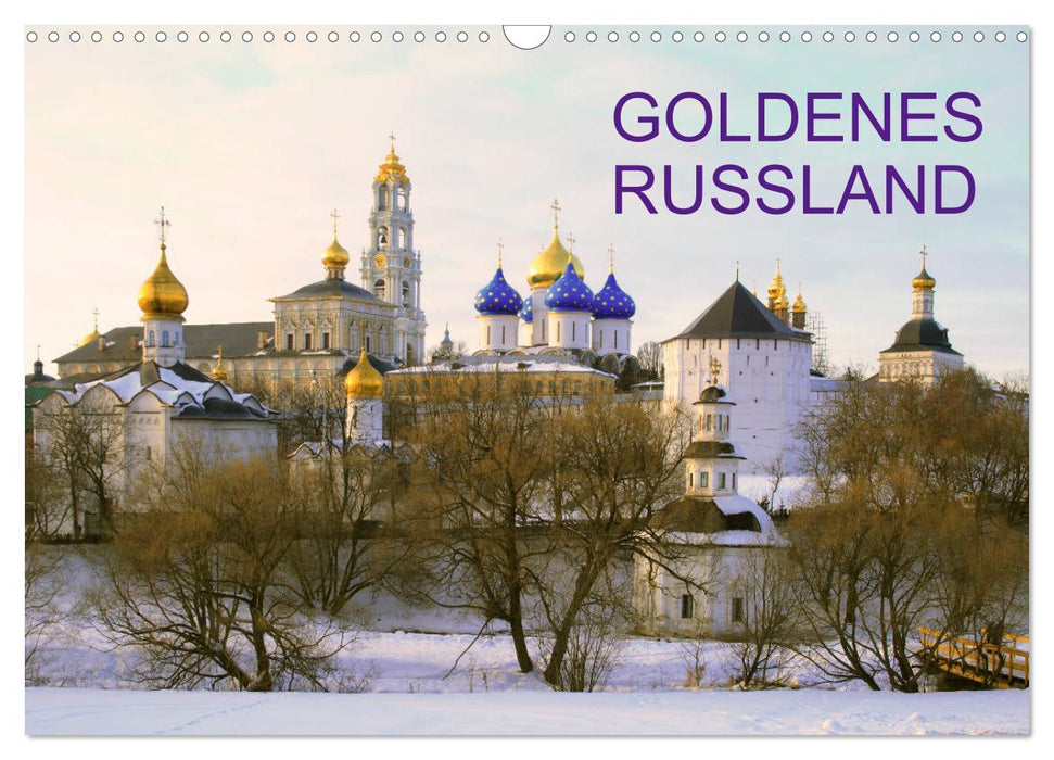 Goldenes Russland (CALVENDO Wandkalender 2024)