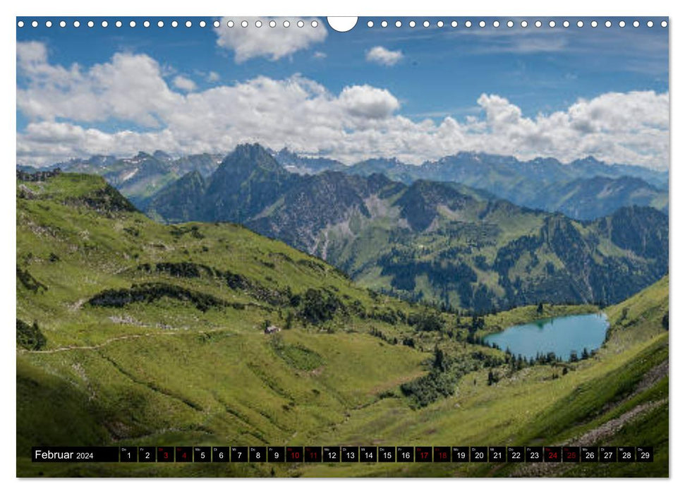 Oberallgäu - Oberstdorf and surrounding areas (CALVENDO wall calendar 2024) 