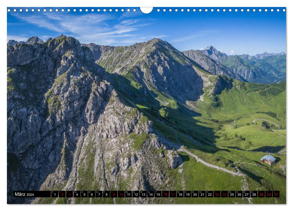 Oberallgäu - Oberstdorf und Umgebung (CALVENDO Wandkalender 2024)