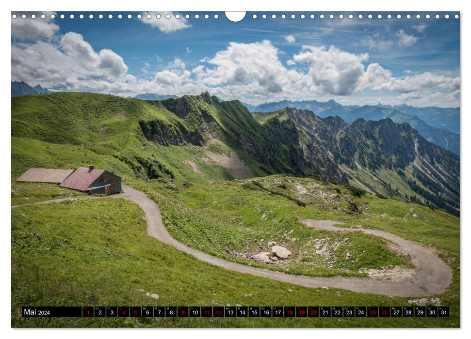 Oberallgäu - Oberstdorf and surrounding areas (CALVENDO wall calendar 2024) 