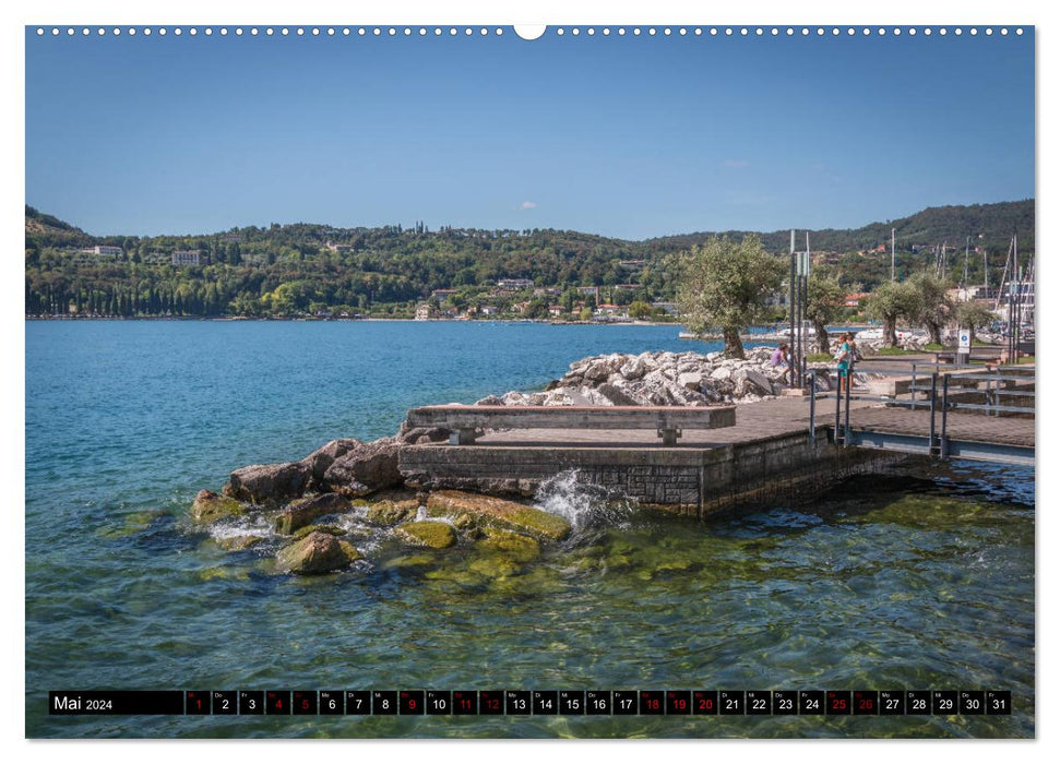 Gardasee - Impressionen aus der Lombardei (CALVENDO Premium Wandkalender 2024)