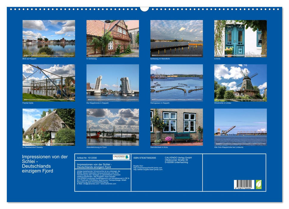 Impressions of the Schlei - Germany's only fjord (CALVENDO wall calendar 2024) 