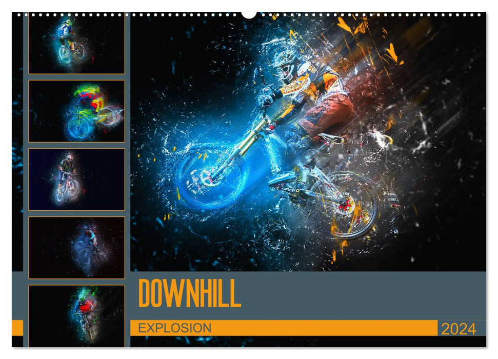 Downhill Explosion (CALVENDO wall calendar 2024) 