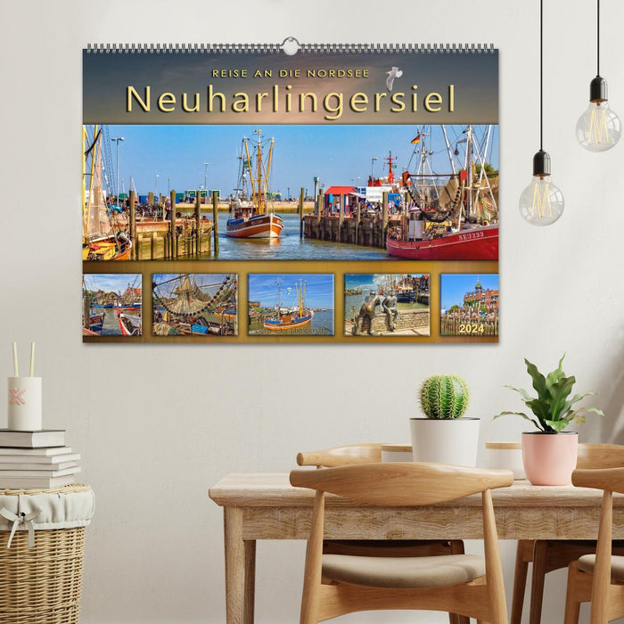 Trip to the North Sea - Neuharlingersiel (CALVENDO wall calendar 2024) 