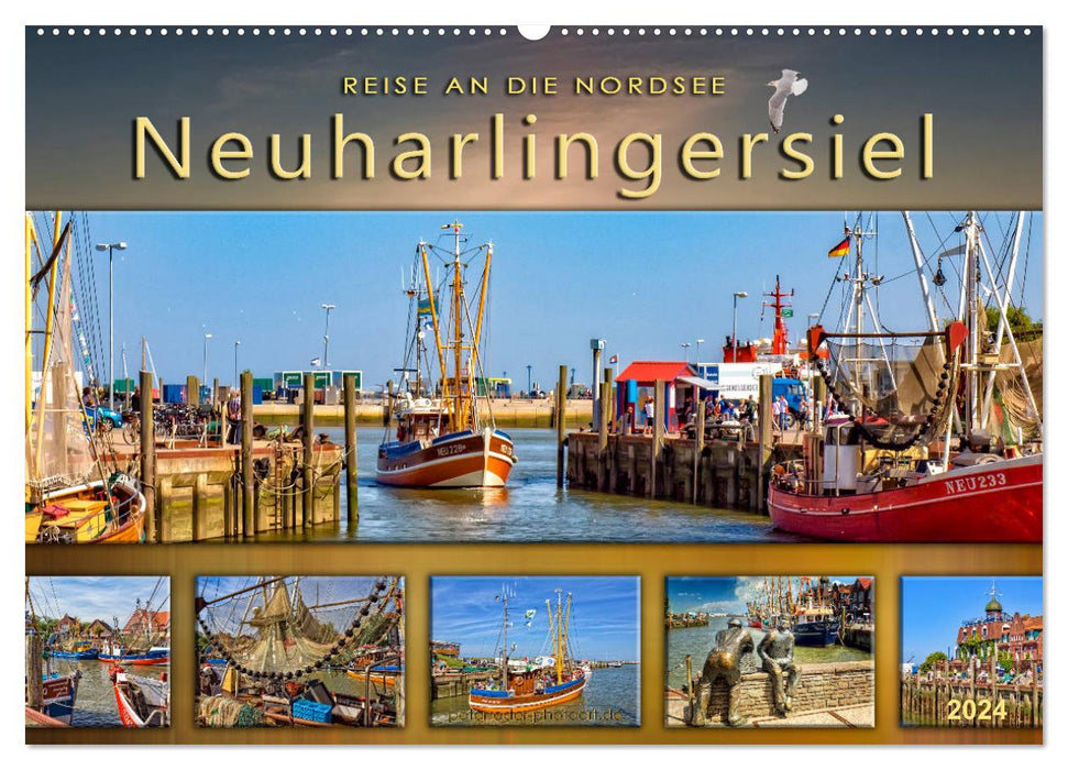 Trip to the North Sea - Neuharlingersiel (CALVENDO wall calendar 2024) 