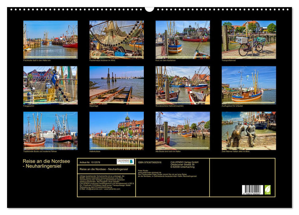 Trip to the North Sea - Neuharlingersiel (CALVENDO wall calendar 2024) 