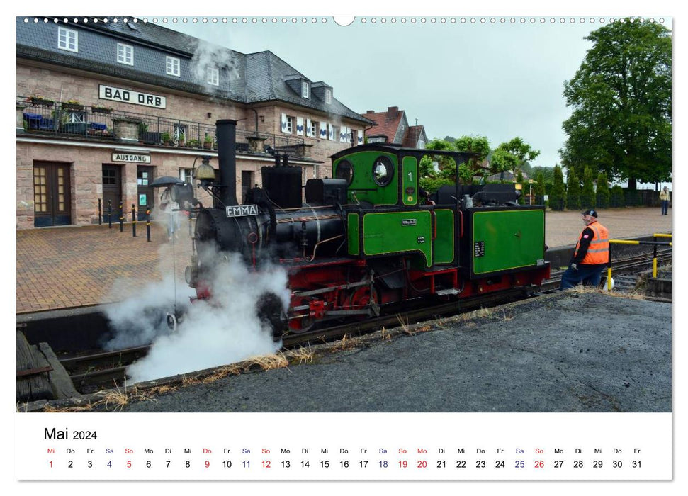 Feuer Wasser Kohle - Dampflokomotiven der Deutschen Reichsbahn (CALVENDO Wandkalender 2024)
