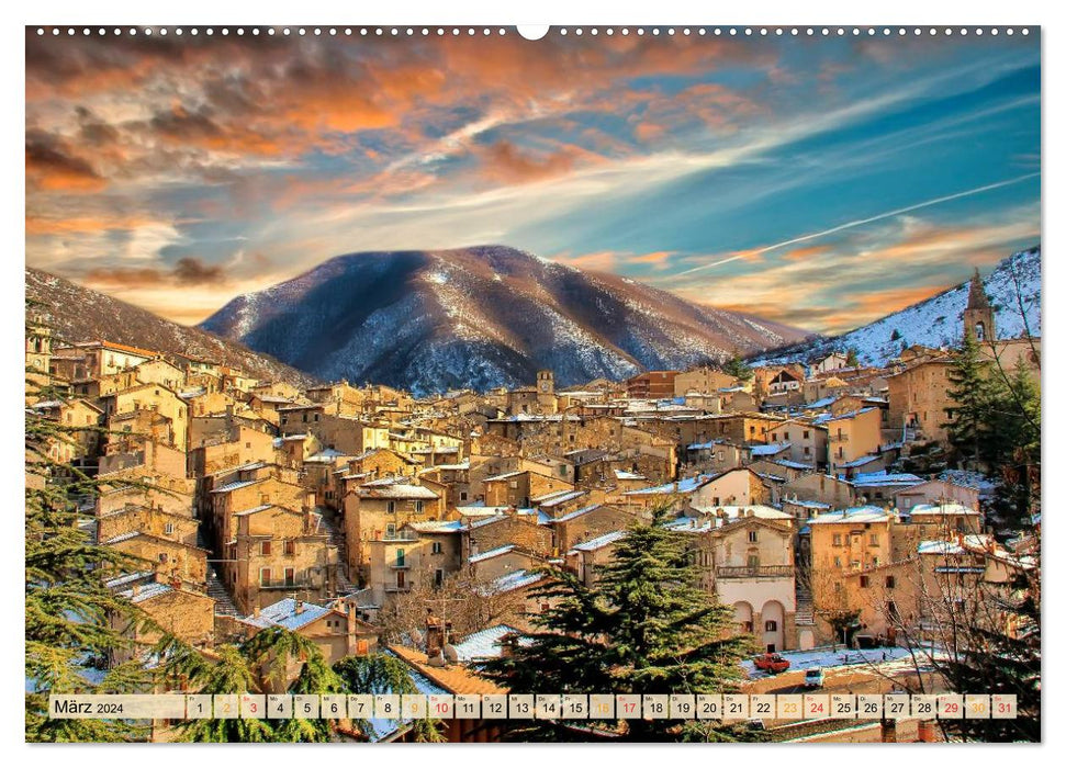 Abruzzo, from the Apennines to the Adriatic (CALVENDO wall calendar 2024) 