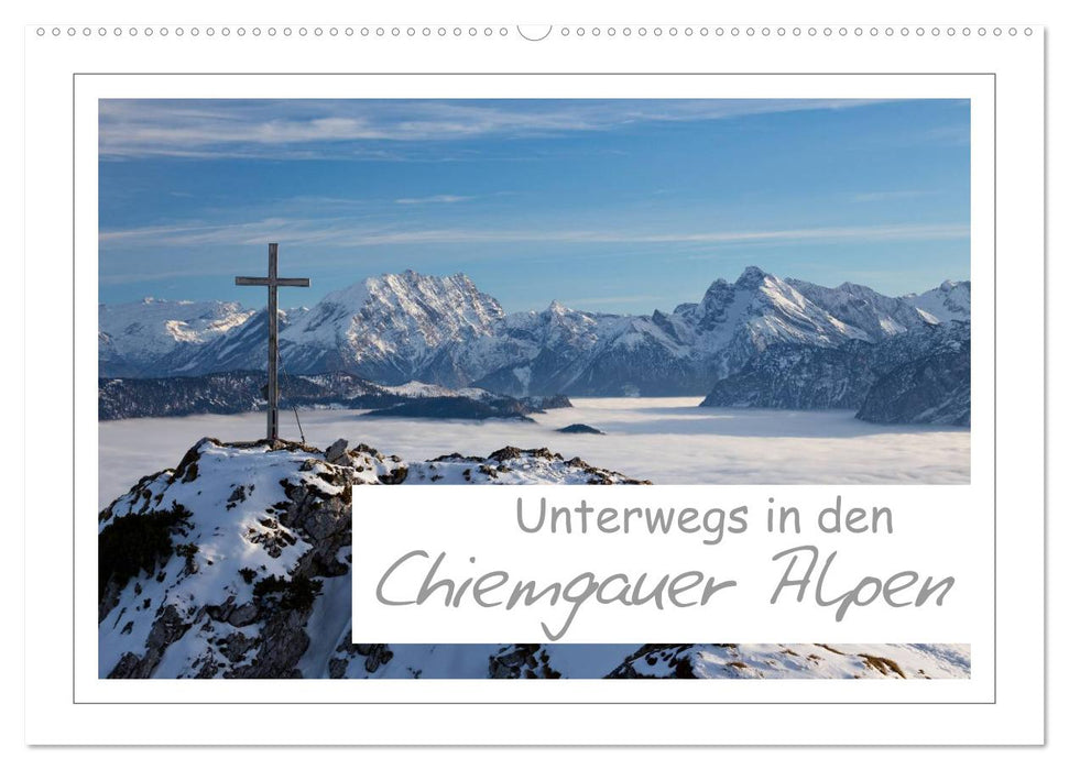 On the road in the Chiemgau Alps (CALVENDO wall calendar 2024) 