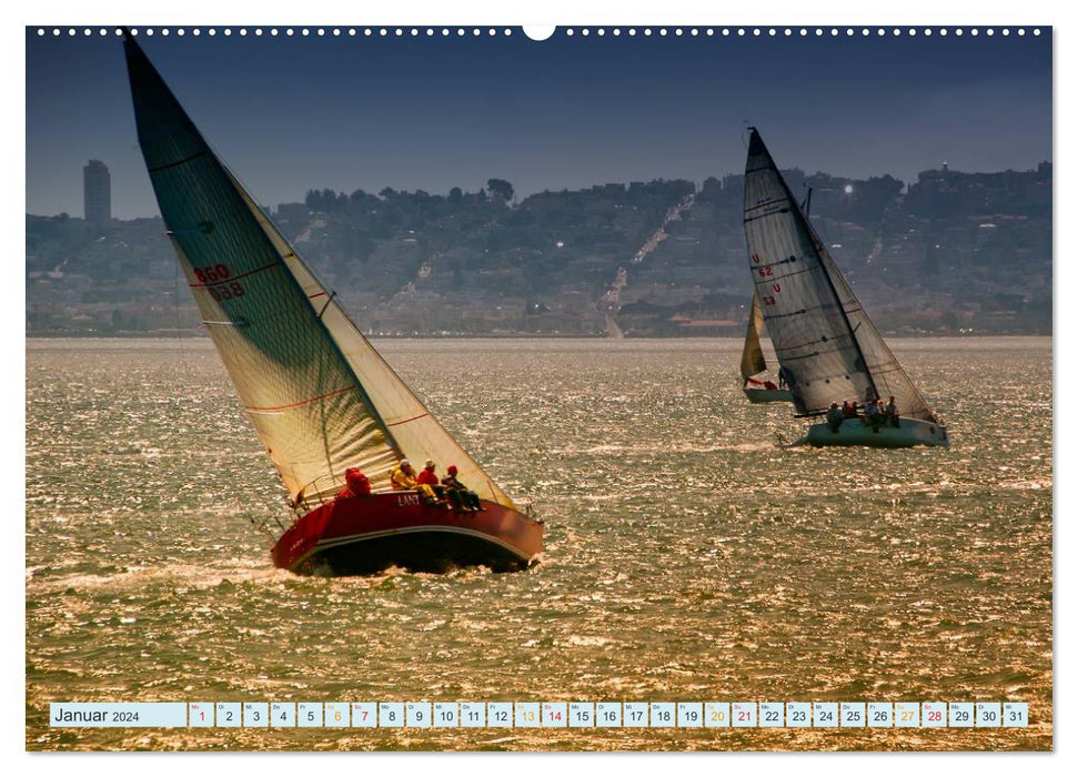 Sailing, experiencing freedom (CALVENDO wall calendar 2024) 