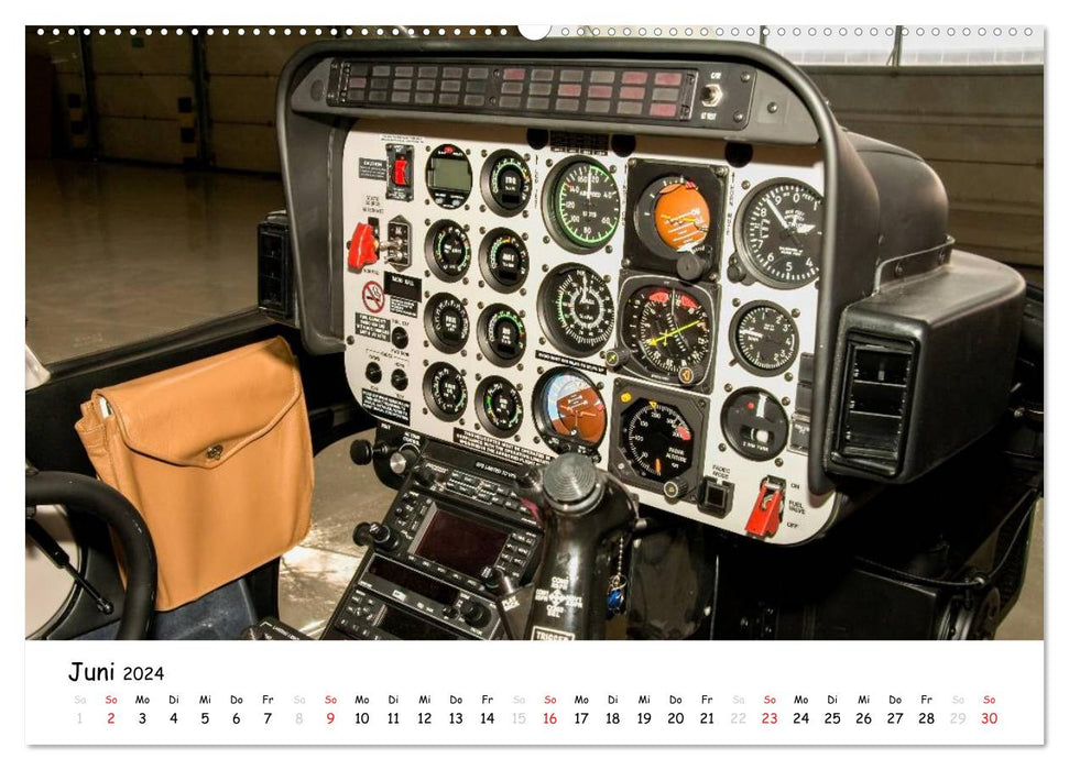 Flight deck - das beste Büro (CALVENDO Premium Wandkalender 2024)