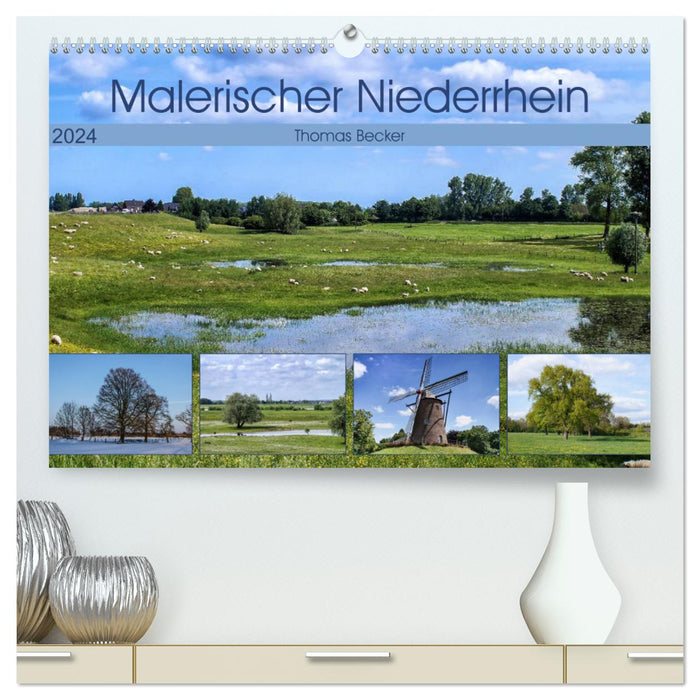 Malerischer Niederrhein (CALVENDO Premium Wandkalender 2024)