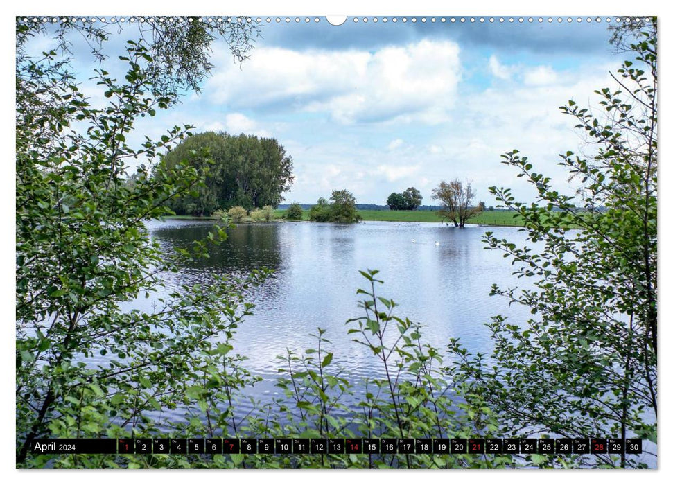 Picturesque Lower Rhine (CALVENDO Premium Wall Calendar 2024) 