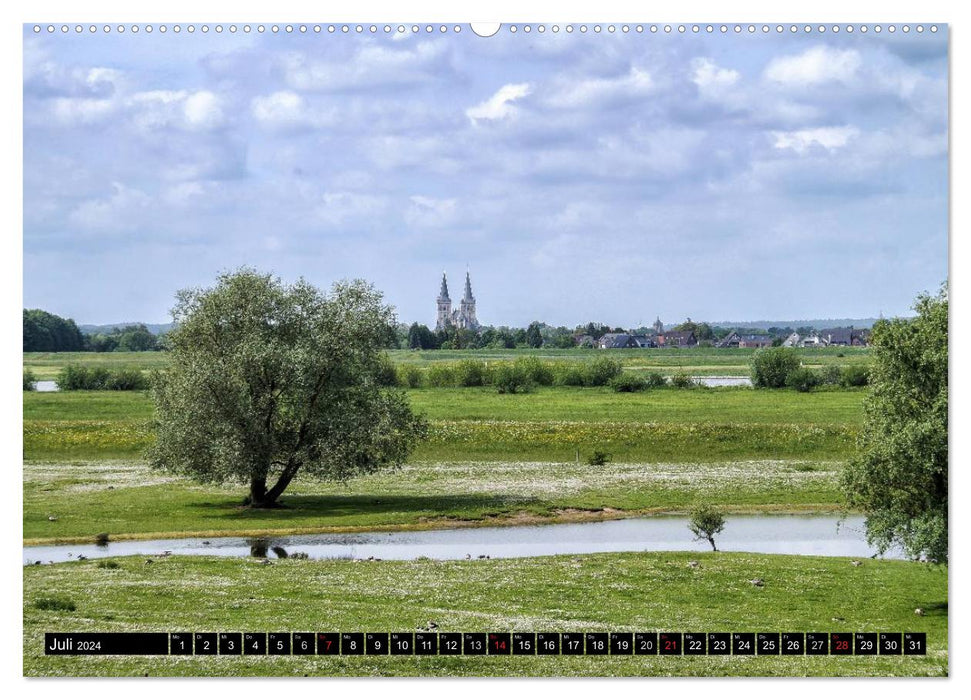 Picturesque Lower Rhine (CALVENDO Premium Wall Calendar 2024) 
