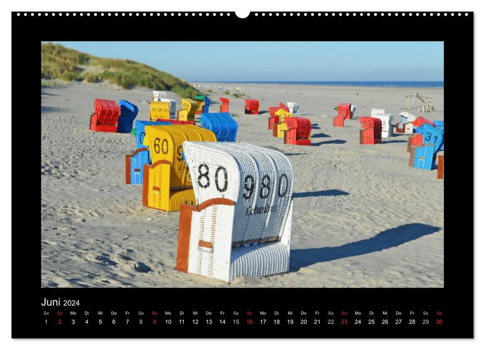 Juist – Insel im Wattenmeer (CALVENDO Premium Wandkalender 2024)