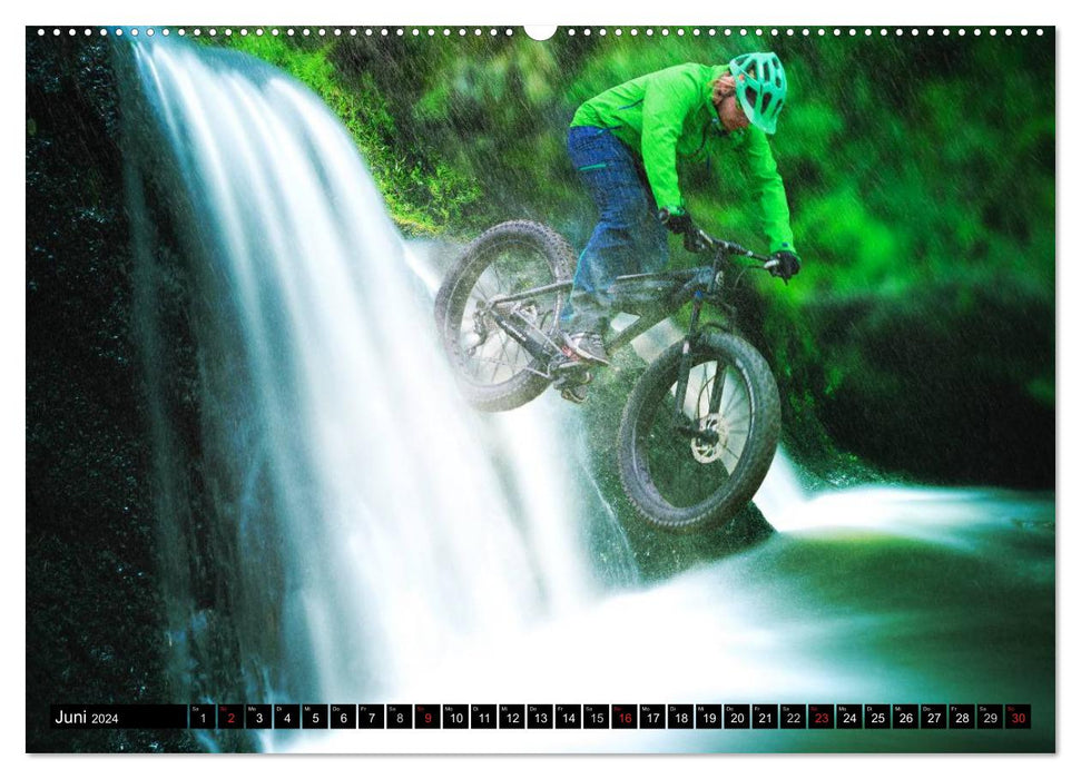 Mountainbike Trails (CALVENDO Premium Wandkalender 2024)