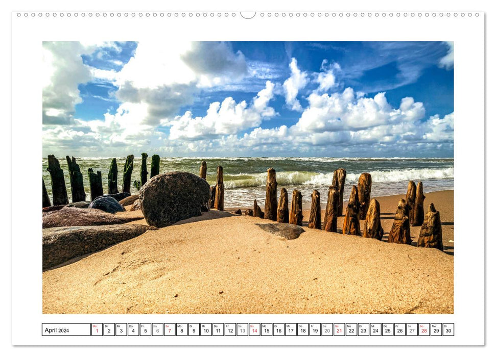 Sylt - Strandspaziergang (CALVENDO Premium Wandkalender 2024)
