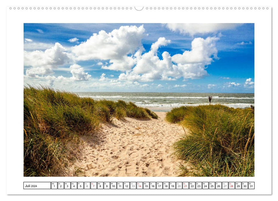 Sylt - Strandspaziergang (CALVENDO Premium Wandkalender 2024)