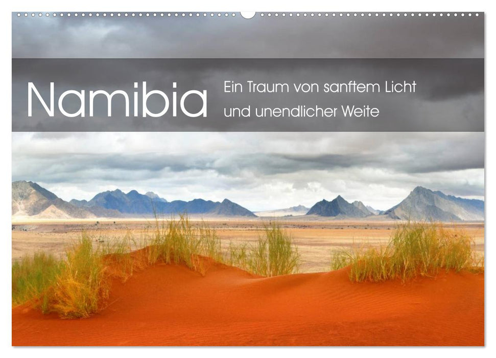 Namibia: Ein Traum von sanftem Licht und unendlicher Weite (CALVENDO Wandkalender 2024)