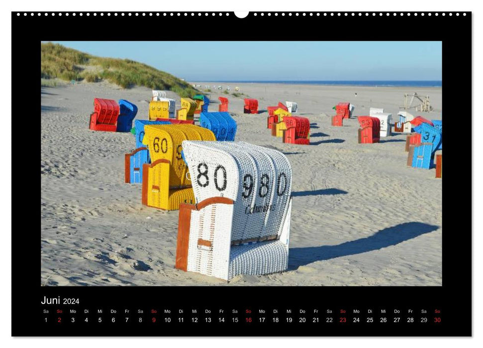 Juist – Insel im Wattenmeer (CALVENDO Wandkalender 2024)