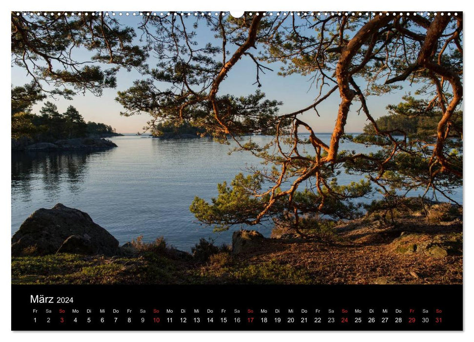 Schweden im Wechsel der Jahreszeiten (CALVENDO Wandkalender 2024)
