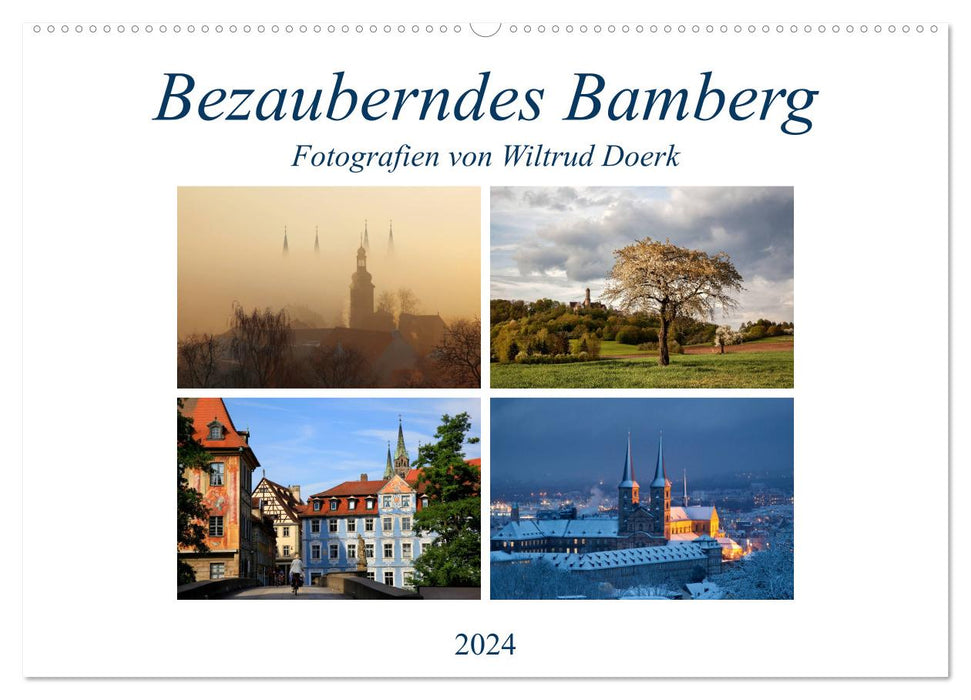 Bezauberndes Bamberg (CALVENDO Wandkalender 2024)