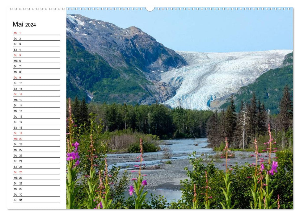 Alaska und Kanada (CALVENDO Premium Wandkalender 2024)