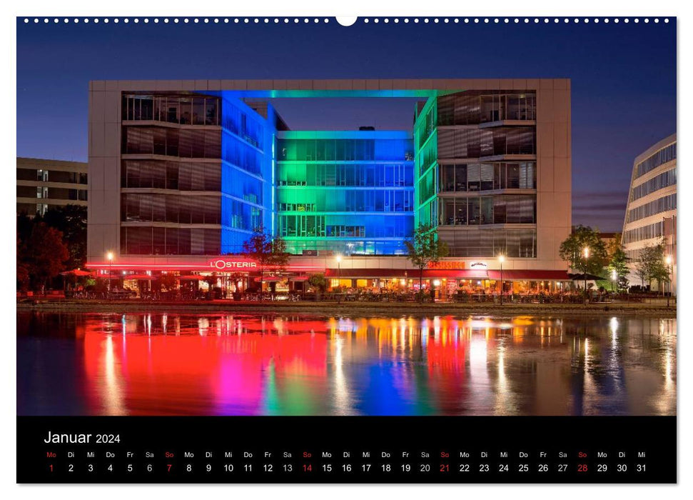 Duisburgs Nächte (CALVENDO Premium Wandkalender 2024)