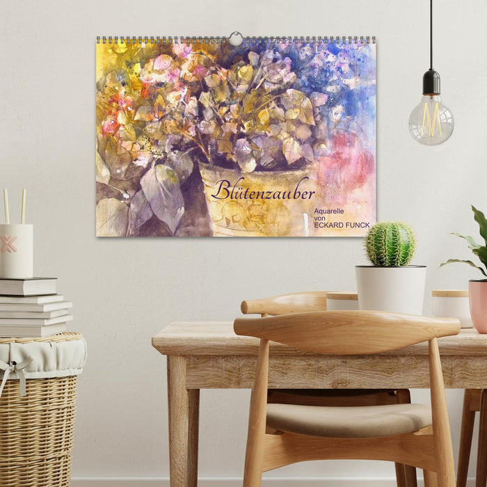Blütenzauber - Aquarelle von ECKARD FUNCK (CALVENDO Wandkalender 2024)