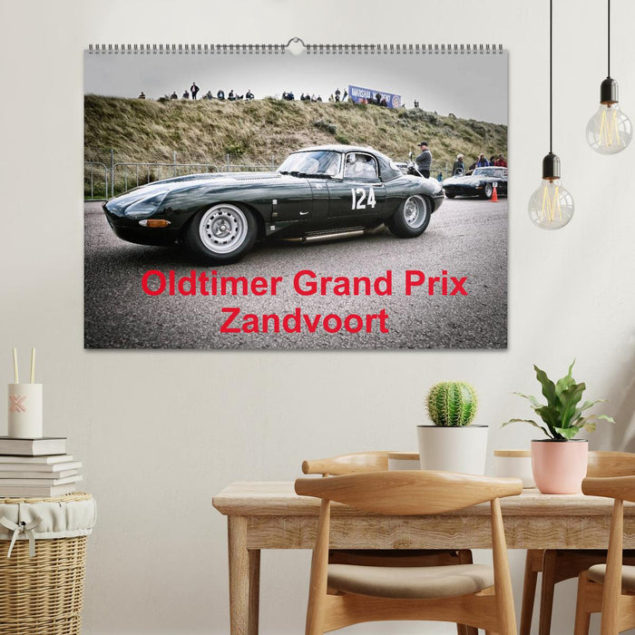 Grand Prix de voitures classiques de Zandvoort (Calendrier mural CALVENDO 2024) 