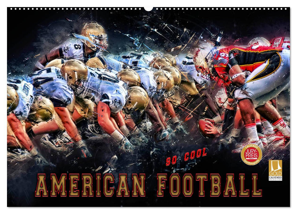 American Football - so cool (CALVENDO wall calendar 2024) 