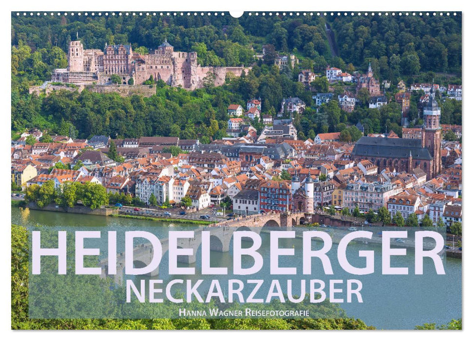 Heidelberger Neckarzauber (CALVENDO Wandkalender 2024)