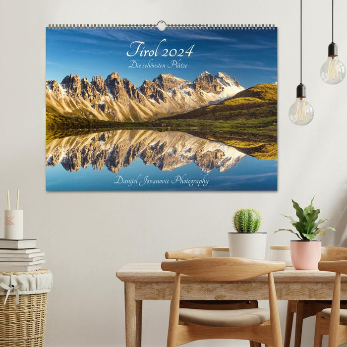 Tirol 2024 - die schönsten Plätze (CALVENDO Wandkalender 2024)