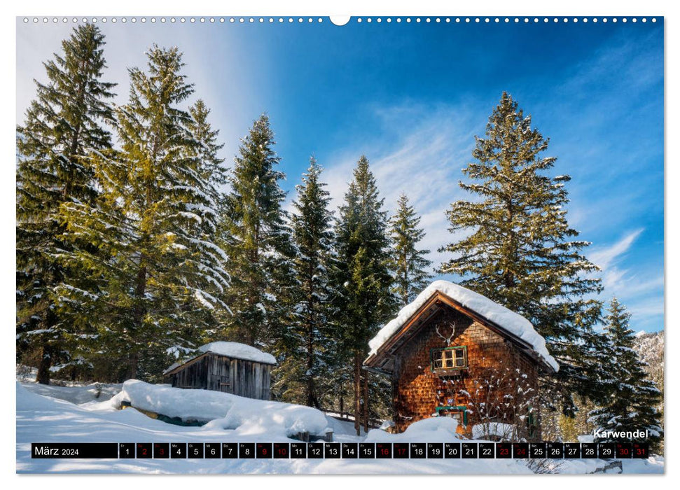 Tirol 2024 - die schönsten Plätze (CALVENDO Wandkalender 2024)
