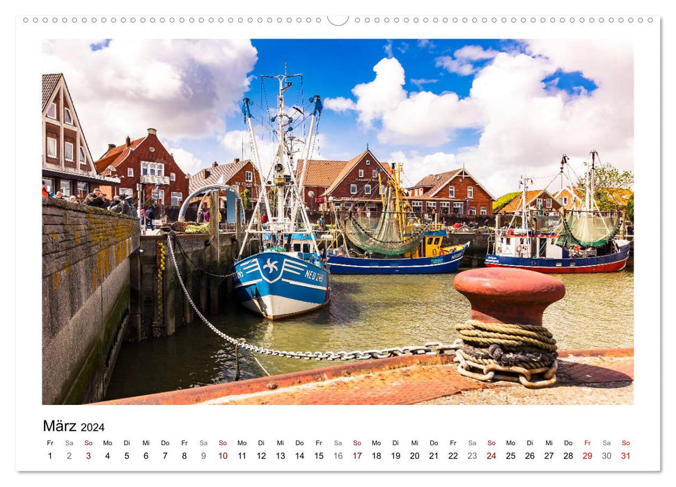 OSTFRIESLAND Weites Land hinterm Deich (CALVENDO Wandkalender 2024)