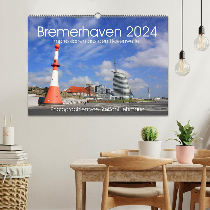 Bremerhaven 2024. Impressionen aus den Havenwelten (CALVENDO Wandkalender 2024)