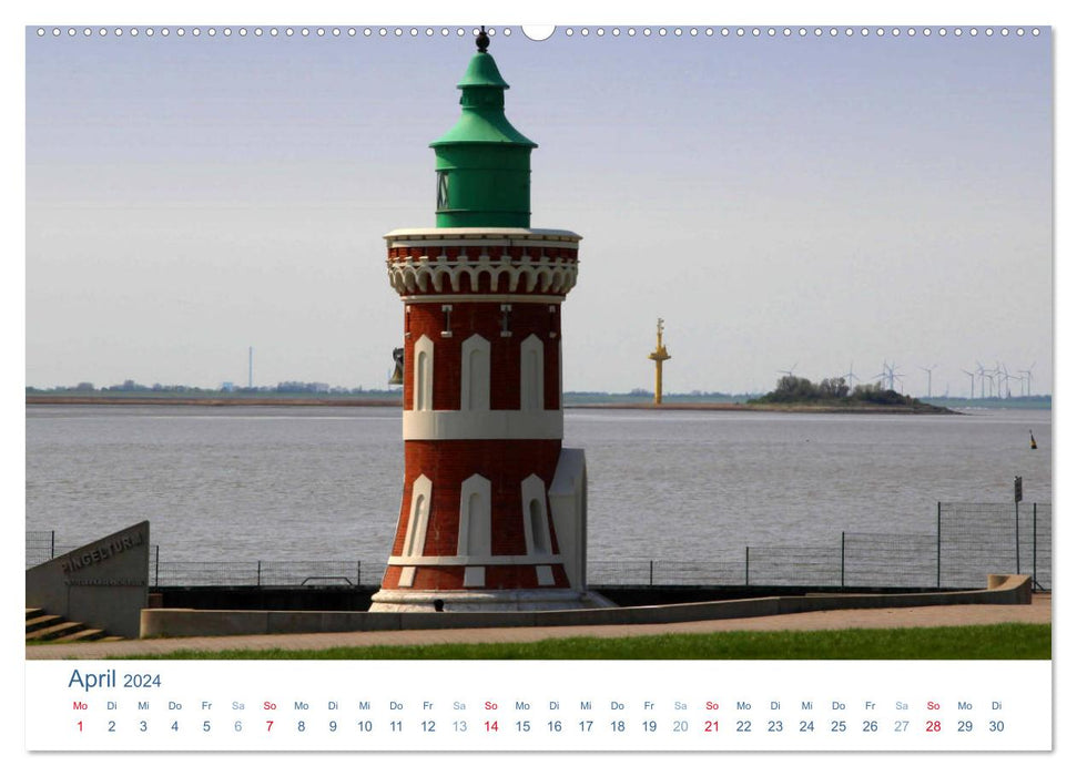 Bremerhaven 2024. Impressionen aus den Havenwelten (CALVENDO Wandkalender 2024)