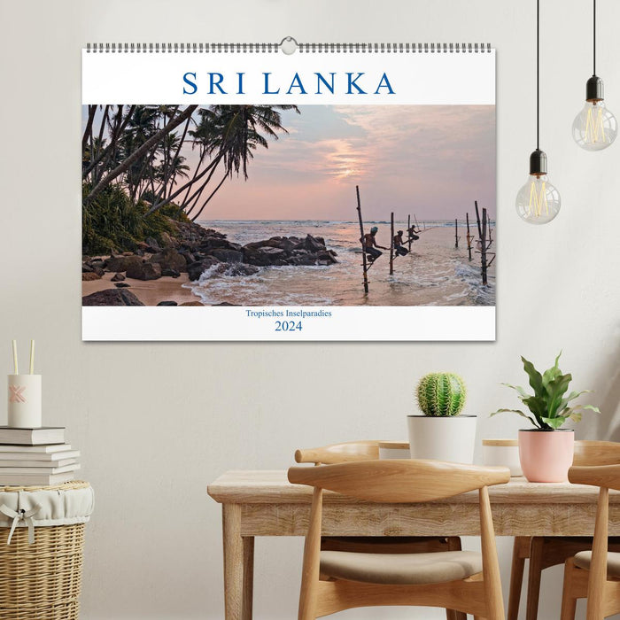 Sri Lanka, tropisches Inselparadies (CALVENDO Wandkalender 2024)