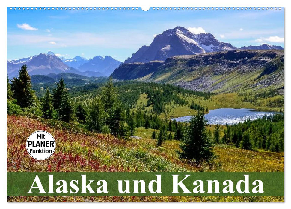 Alaska und Kanada (CALVENDO Wandkalender 2024)