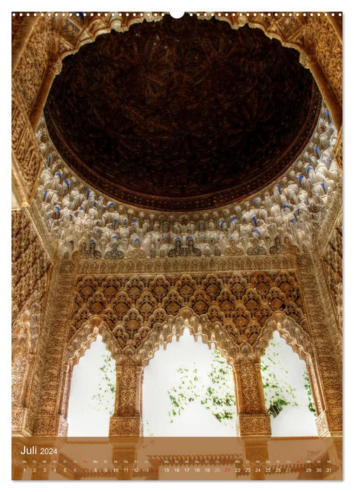 Die Alhambra (CALVENDO Premium Wandkalender 2024)