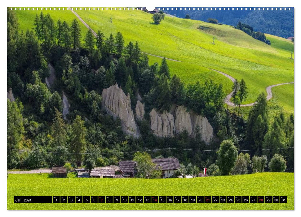 Pustertal - Das grüne Tal Südtirols (CALVENDO Premium Wandkalender 2024)