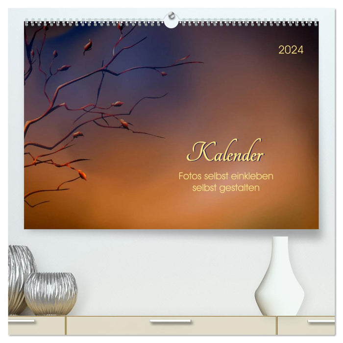 Kalender, Fotos selbst einkleben, selbst gestalten (CALVENDO Premium Wandkalender 2024)