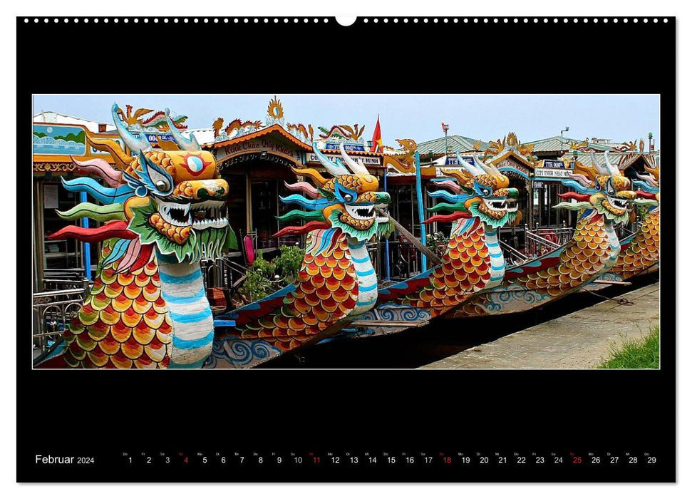 Vietnam – Land of Contrasts 2024 (CALVENDO Premium Wall Calendar 2024) 