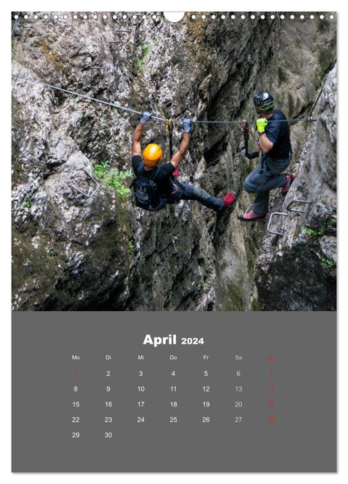 Erlebnis Outdoor Klettern (CALVENDO Wandkalender 2024)
