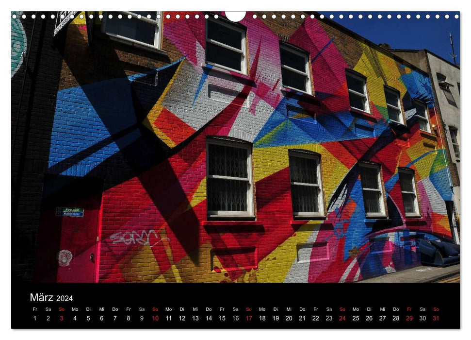 Urban art - street art 2024 (CALVENDO wall calendar 2024) 