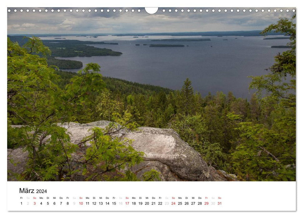 Finland: Land of 1000 Lakes (CALVENDO wall calendar 2024) 