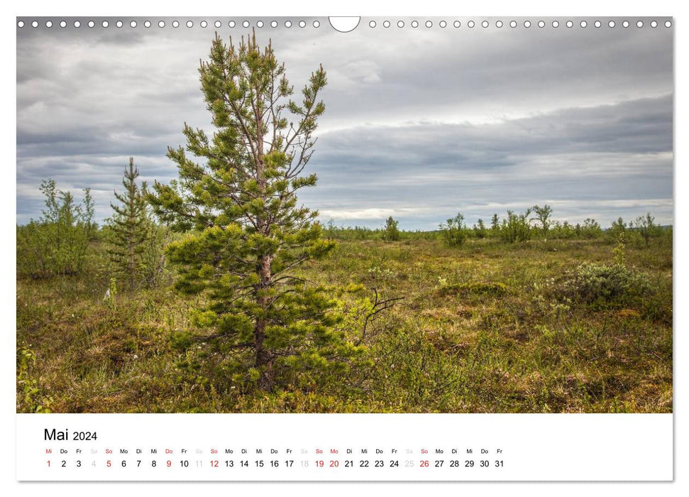 Finnland: Land der 1000 Seen (CALVENDO Wandkalender 2024)