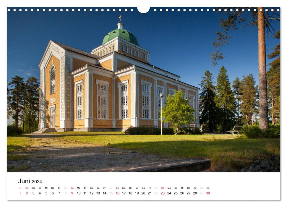 Finland: Land of 1000 Lakes (CALVENDO wall calendar 2024) 