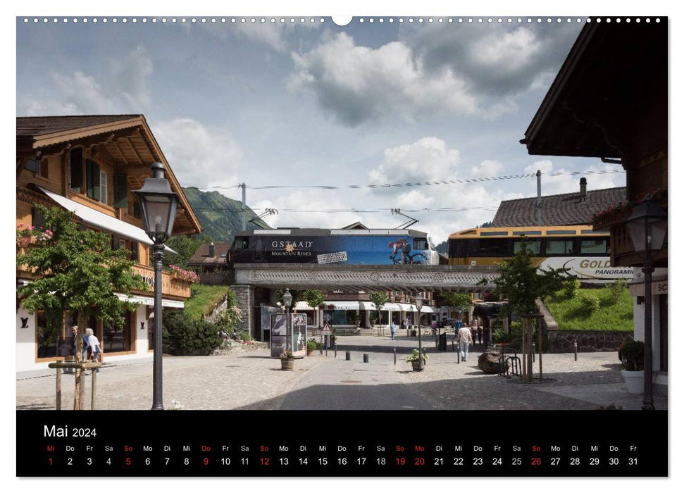 Swiss Railway (CALVENDO Wall Calendar 2024) 