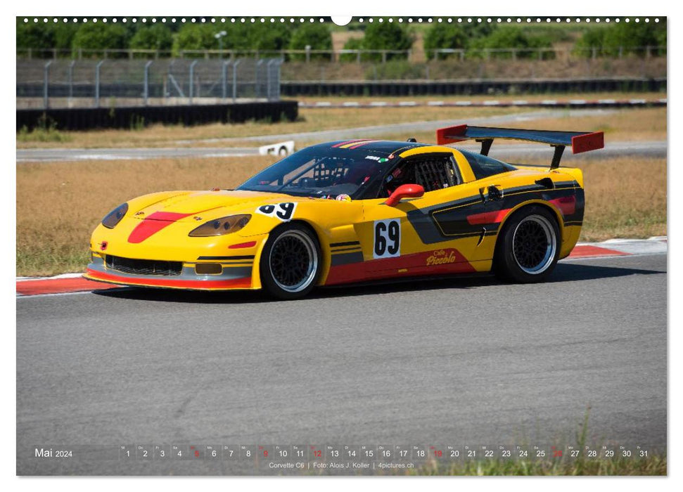 Corvette - The US Icon 2024 (CALVENDO Premium Wall Calendar 2024) 
